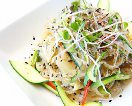 Chilled Ramen Salad with Zesty Sesame Vinaigrette Twist