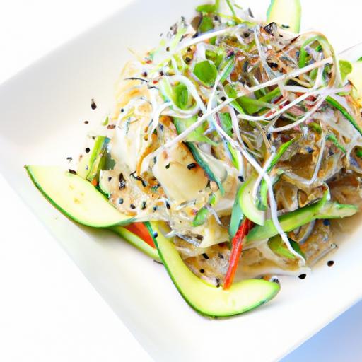 Chilled Ramen Salad with Zesty Sesame Vinaigrette Twist