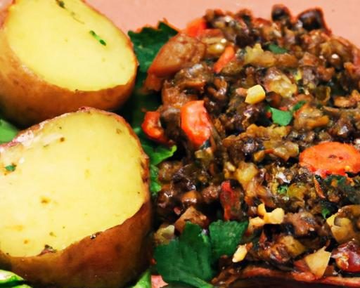 Hearty Lentil Loaf with Sweet Maple-Balsamic Glaze Delight