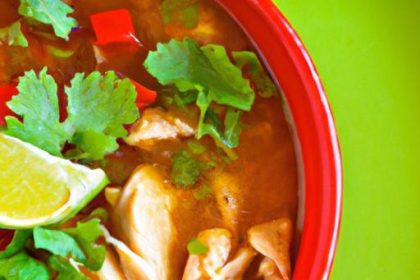 Bright & Healthy: Lightened-Up Chicken Tortilla Soup Delight