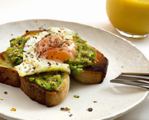 Savory Pesto Eggs on Toast: A Flavor-Packed Breakfast Boost