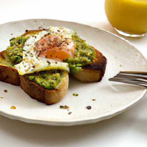 Savory Pesto Eggs on Toast: A Flavor-Packed Breakfast Boost