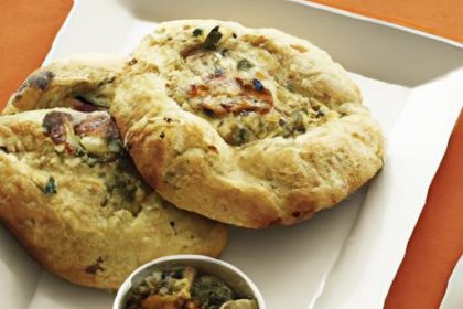 Golden Potato-Stuffed Griddled Flatbreads: A Savory Delight