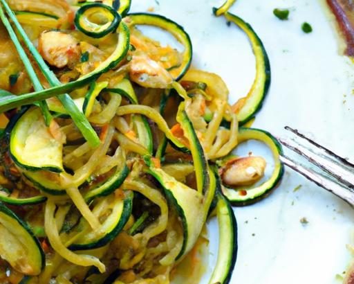 Zesty Gluten-Free Thai Peanut Zucchini Noodles Recipe Guide