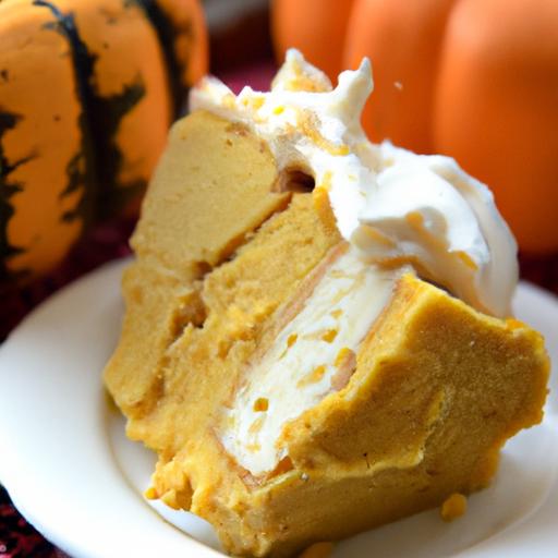 decadent ​Pumpkin Cream Cheese Cake:⁣ A Fall Dessert Delight
