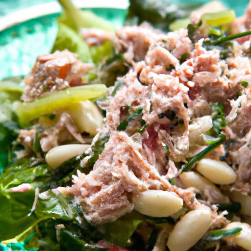 Fresh & flavorful: White Bean Tuna Salad with Herbs, No Mayo