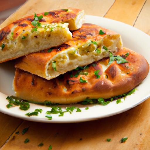 Golden Crispy Cheese-Filled Flatbread:‍ A savory delight