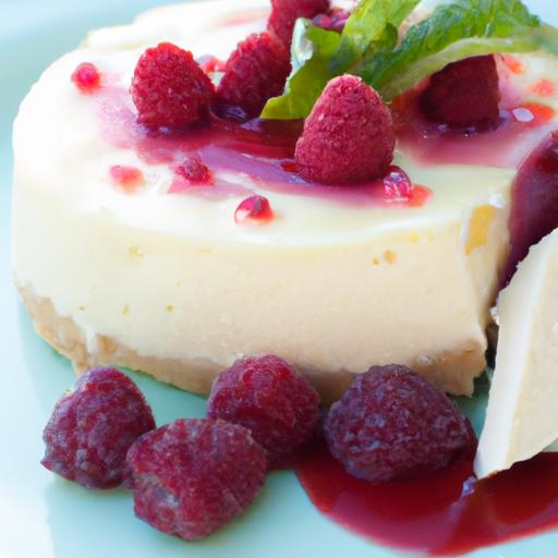 Decadent White Chocolate Raspberry ‍Cheesecake Delight