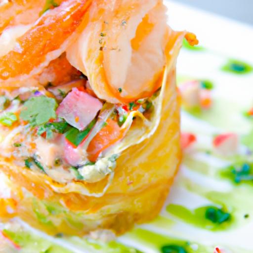 Crispy Rice Flour Crepes Stuffed with savory Shrimp Delight