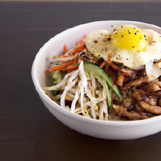 Savor Korean ⁣Bibimbap Bowls‌ with Flavorful Marinated Chicken
