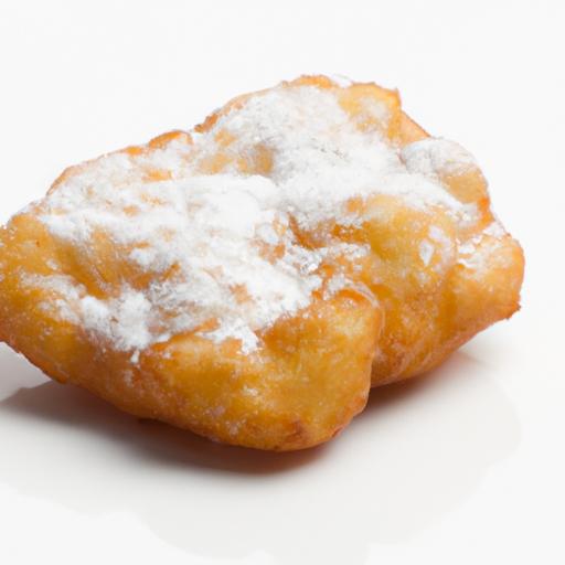 Fluffy Fried Dough: A Sweet Powdered Sugar Delight!