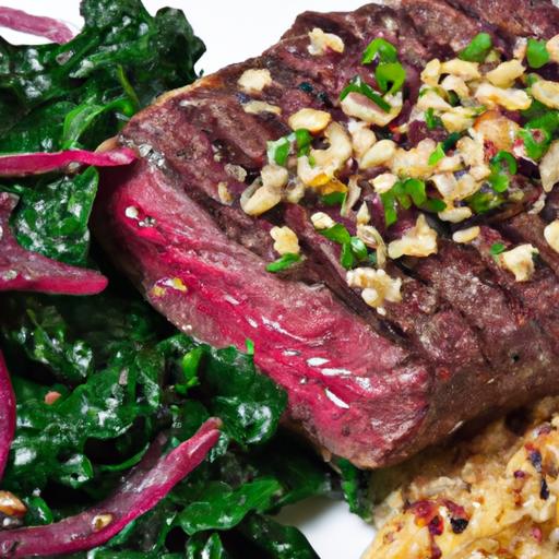 Savor Brazilian Grilled Steak Topped with Crispy Farofa