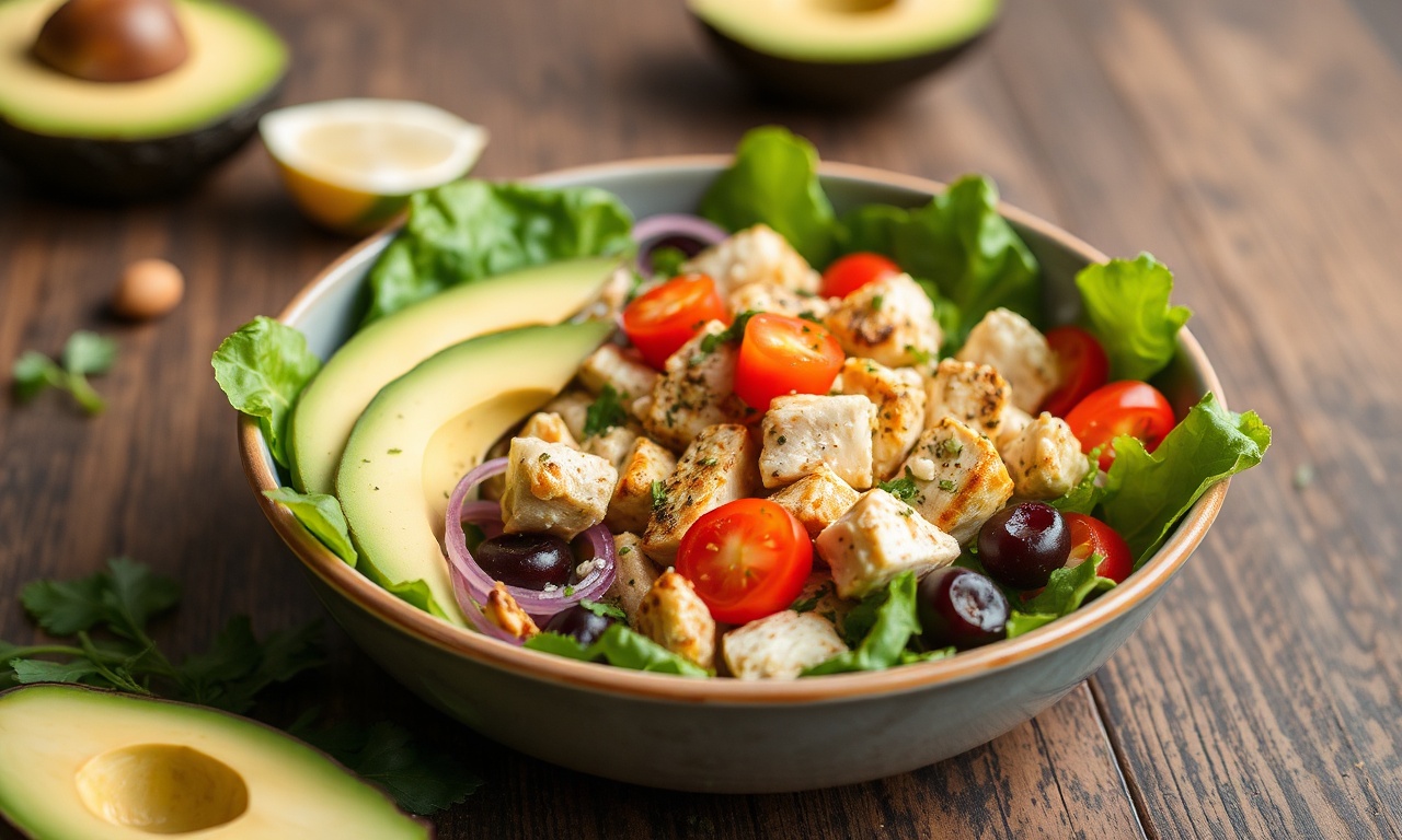 Keto avocado chicken salad: creamy, low-carb delight.
