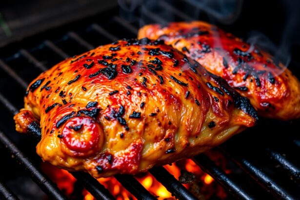 Mastering spicy grilled chicken with fiery marinated flavors.