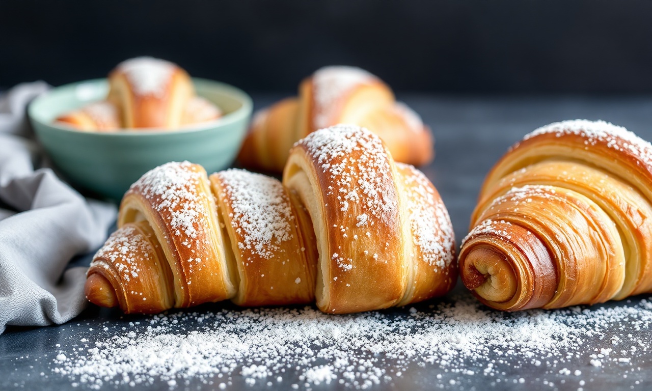 Irresistible flaky buttery croissant-style crescent rolls recipe.