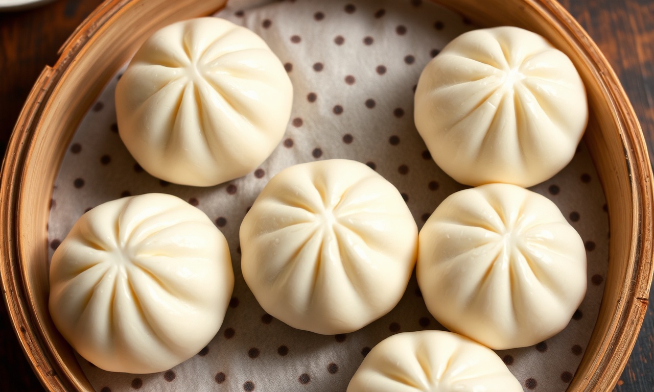 Authentic cloud-soft mantou: fluffy steamed bread rolls recipe.