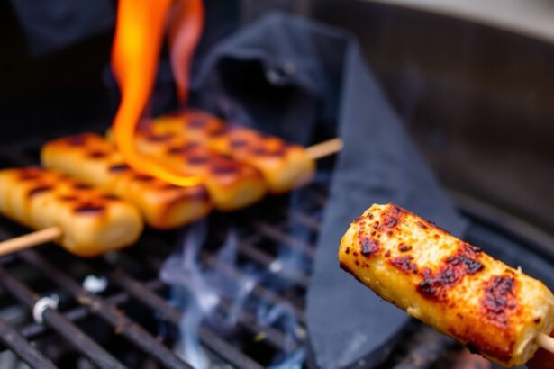Mastering savory grilled bread sticks on skewers.