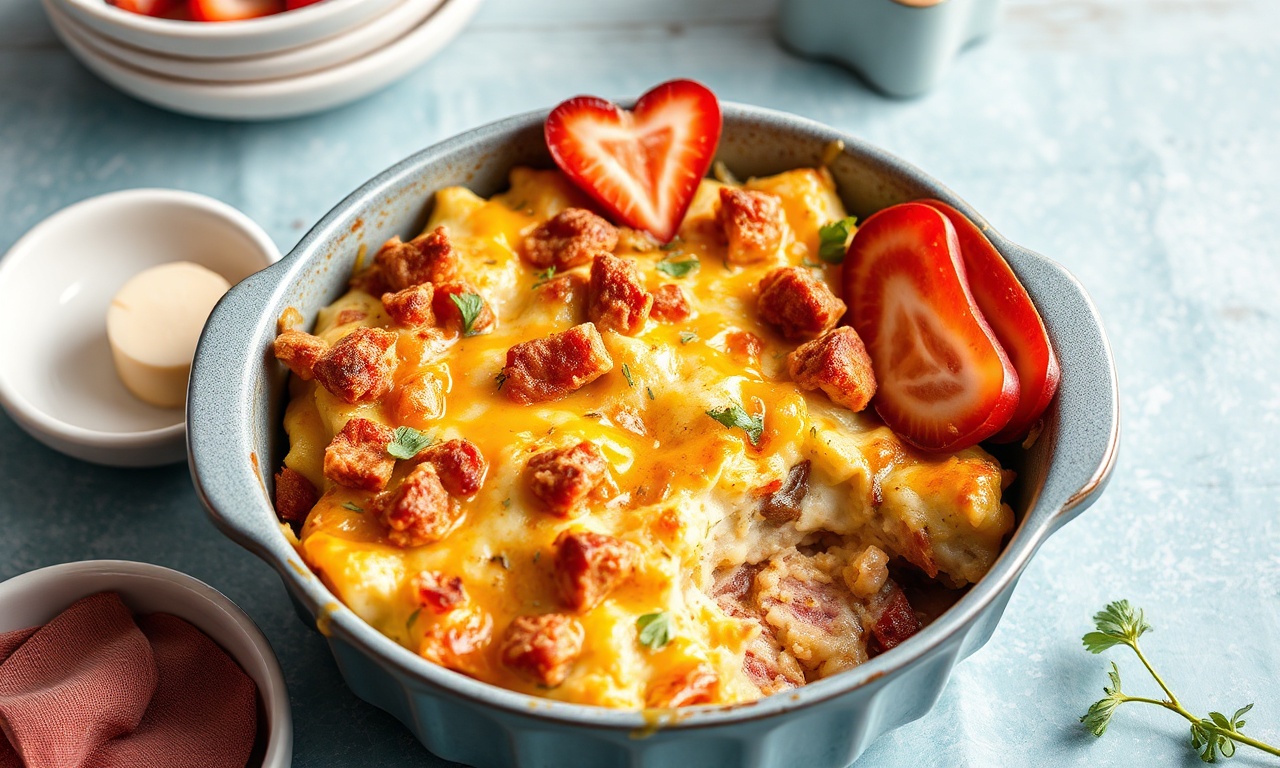 Delicious Mother's Day brunch casserole: easy, savory recipes.
