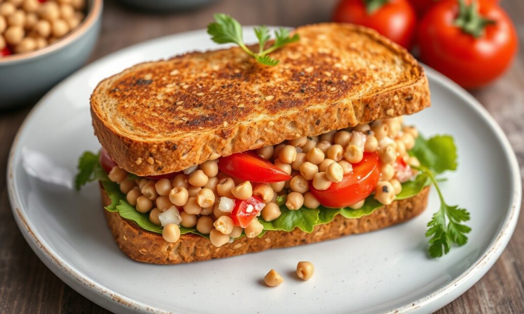 Best chickpea salad sandwich: royal culinary ceremony awaits.