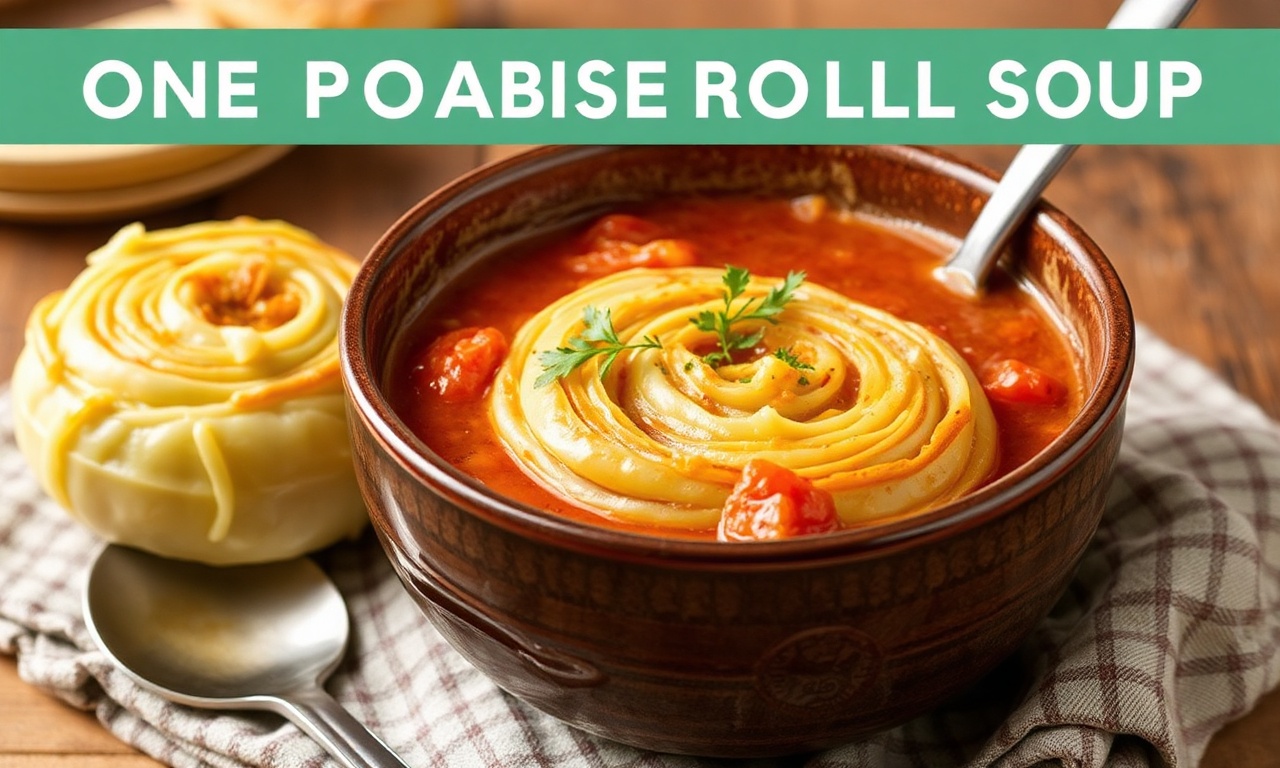 Easy one-pot cabbage roll soup recipe for ultimate comfort.