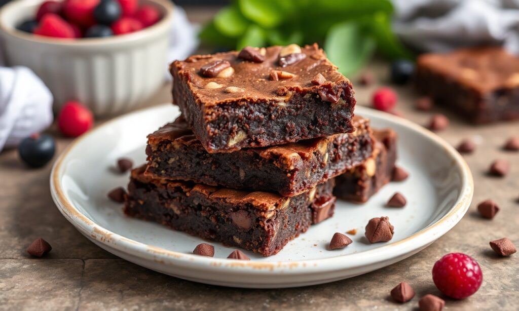 Decadent vegan paleo brownies: healthy, heavenly, and magically indulgent.