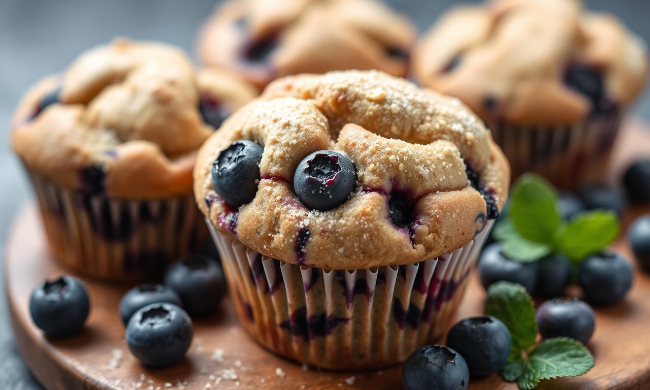 Keto blueberry muffins with almond flour, a berry delicious recipe.