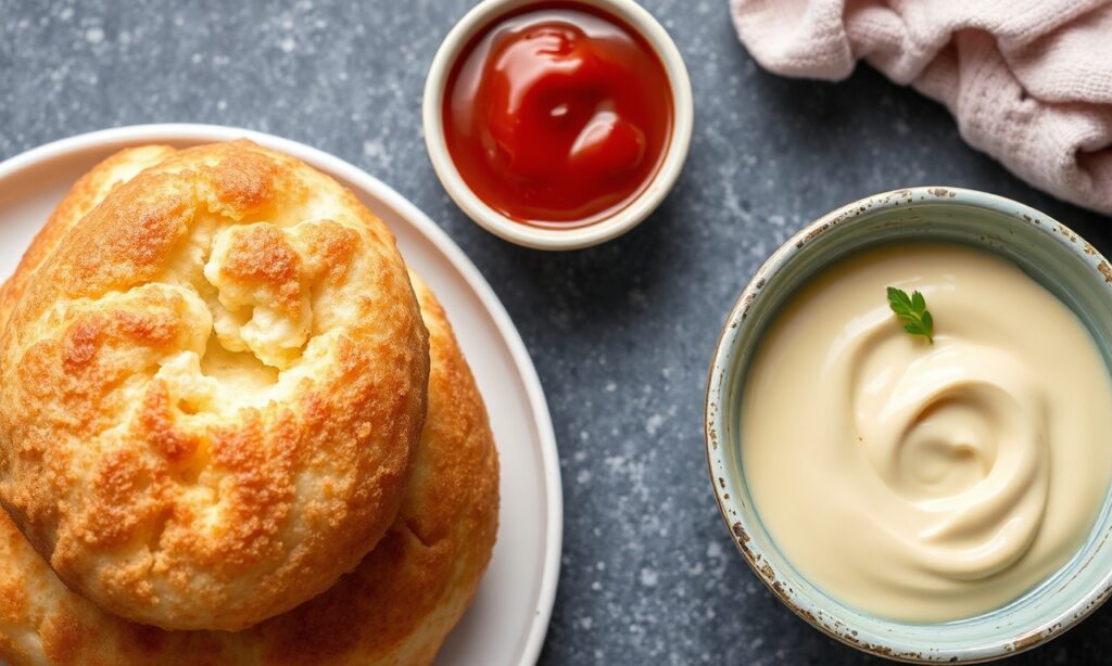 Golden crispy vetkoek, delicious fried dough bread, best South African street food.