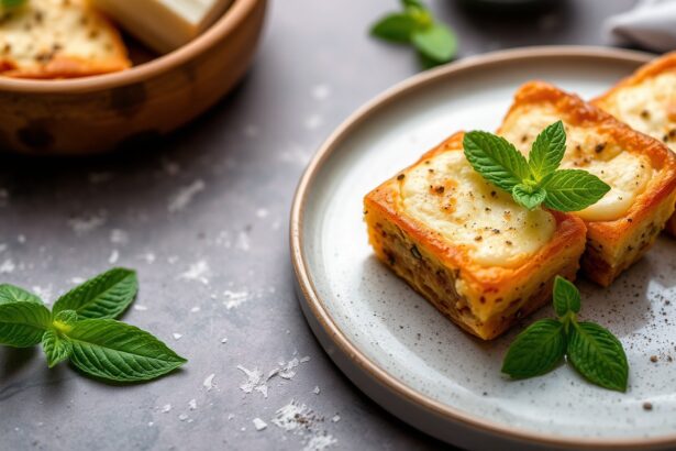Savory cheese and mint pastries: a delicious, flavorful treat.