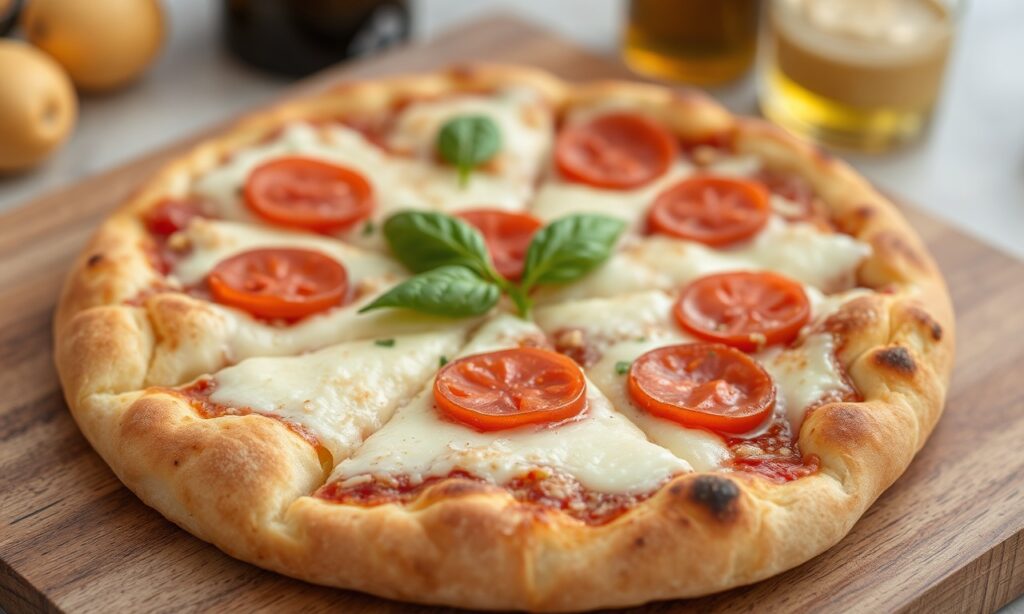 Fluffy cloud bread pizza: light, airy, savory, delicious twist.