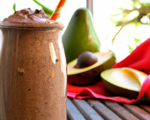 Creamy Dairy-Free Chocolate Avocado Protein Smoothie Boost