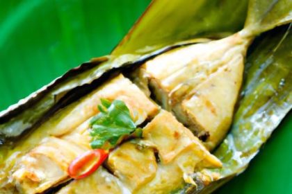 Aromatic Grilled Fish Wrapped in Banana Leaves Delight
