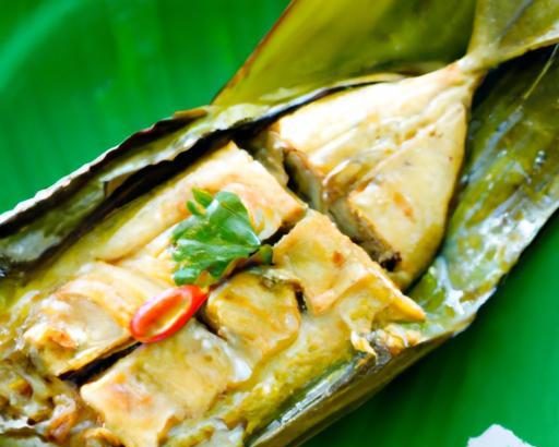 Aromatic Grilled Fish Wrapped in Banana Leaves Delight