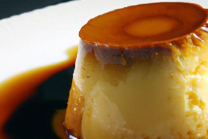 Silky Egg Pudding Elegance with Caramelized Sugar Bliss