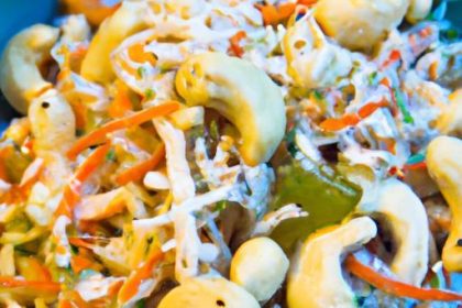 Creamy Cashew Vegan Coleslaw: A Refreshing Plant-Based Twist