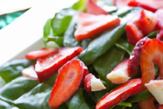 Bright & Breezy: Fresh Strawberry Spinach Salad Delight