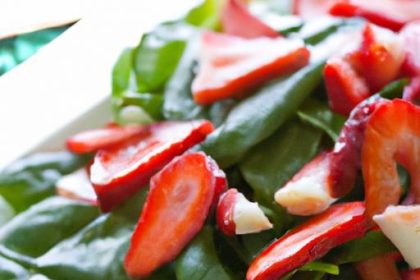 Bright & Breezy: Fresh Strawberry Spinach Salad Delight