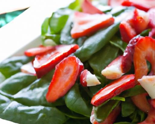 Bright & Breezy: Fresh Strawberry Spinach Salad Delight