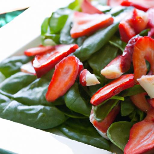 Bright & Breezy: Fresh Strawberry Spinach Salad Delight