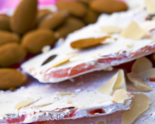 Chill & Crunch: The Delight of Semi-Frozen Almond Nougat