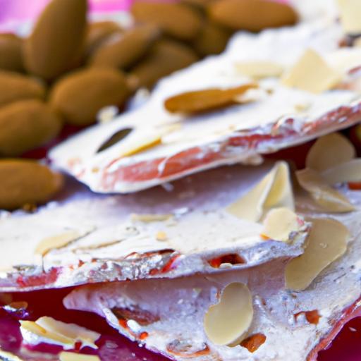 Chill & Crunch: The Delight of Semi-Frozen Almond Nougat