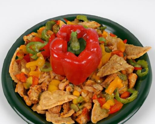Bell Pepper “Nachos” with Savory Seasoned Turkey Twist