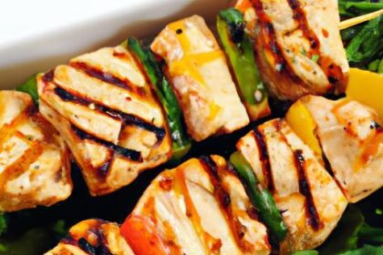 Savor the Flavor: Shrimp & Chicken Sausage Skewers Delight