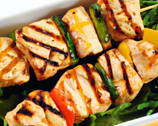 Savor the Flavor: Shrimp & Chicken Sausage Skewers Delight
