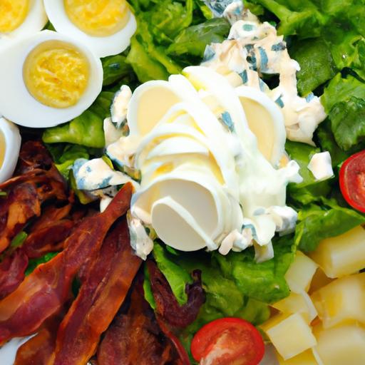 The Ultimate Keto Cobb Salad: Ranch Dressing Delight