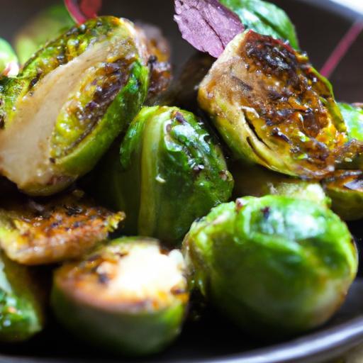 Crispy Smashed Brussels Sprouts with Tangy Balsamic Drizzle