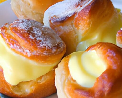 Heavenly Sweet Buns Filled with Luscious Creamy Custard