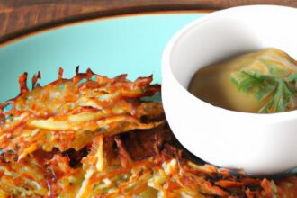 Golden Crispy Potato Latkes: Perfect Pairing with Applesauce