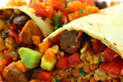 Power-Packed High-Protein Vegan Burrito with Tofu Scramble