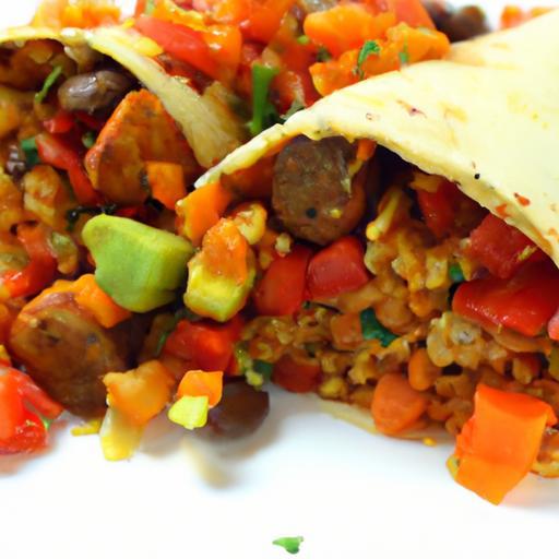 Power-Packed High-Protein Vegan Burrito with Tofu Scramble
