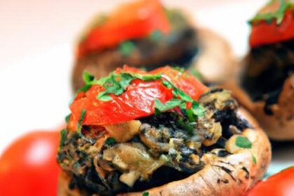 Caprese Stuffed Portobello Mushrooms: A Fresh Twist on Flavor